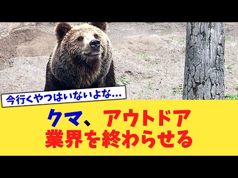 クマ、アウトドア業界を終わらせる【2chまとめ】【2chスレ】【5chスレ】