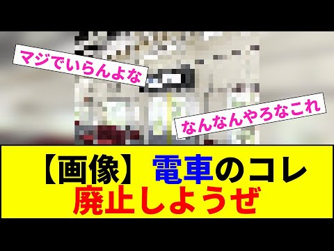 【画像】電車のコレ 廃止しようぜ【2chまとめ】【2chスレ】【5chスレ】