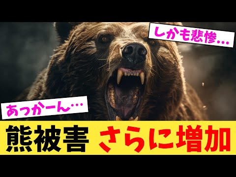 熊被害 さらに増加【2chまとめ】【2chスレ】【5chスレ】