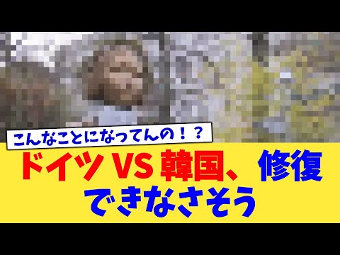 ドイツ VS 韓国、修復できなさそう【2chまとめ】【2chスレ】【5chスレ】