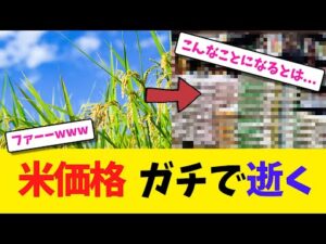米価格 ガチで逝く【2chまとめ】【2chスレ】【5chスレ】