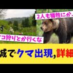 宮城でクマ出現,詳細...【2chまとめ】【2chスレ】【5chスレ】