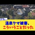 温泉クマ被害、こういうことだった【2chまとめ】【2chスレ】【5chスレ】