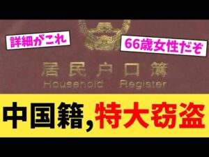 中国籍,特大窃盗【2chまとめ】【2chスレ】【5chスレ】