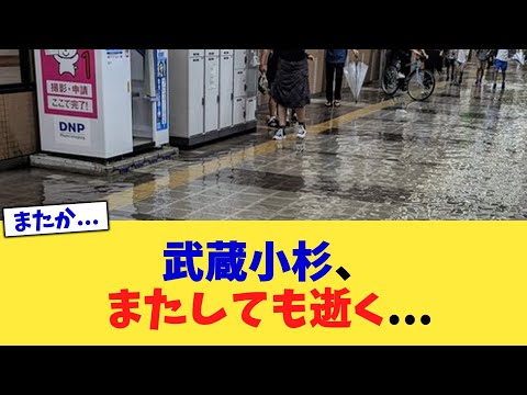 武蔵小杉、またしても逝く 【2chまとめ】【2chスレ】【5chスレ】