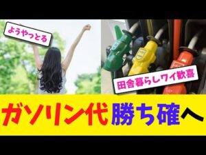 ガソリン代、勝ち確へ【2chまとめ】【2chスレ】【5chスレ】