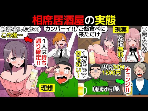 (漫画)相席居酒屋の実態を漫画にしてみた(マンガで分かる)